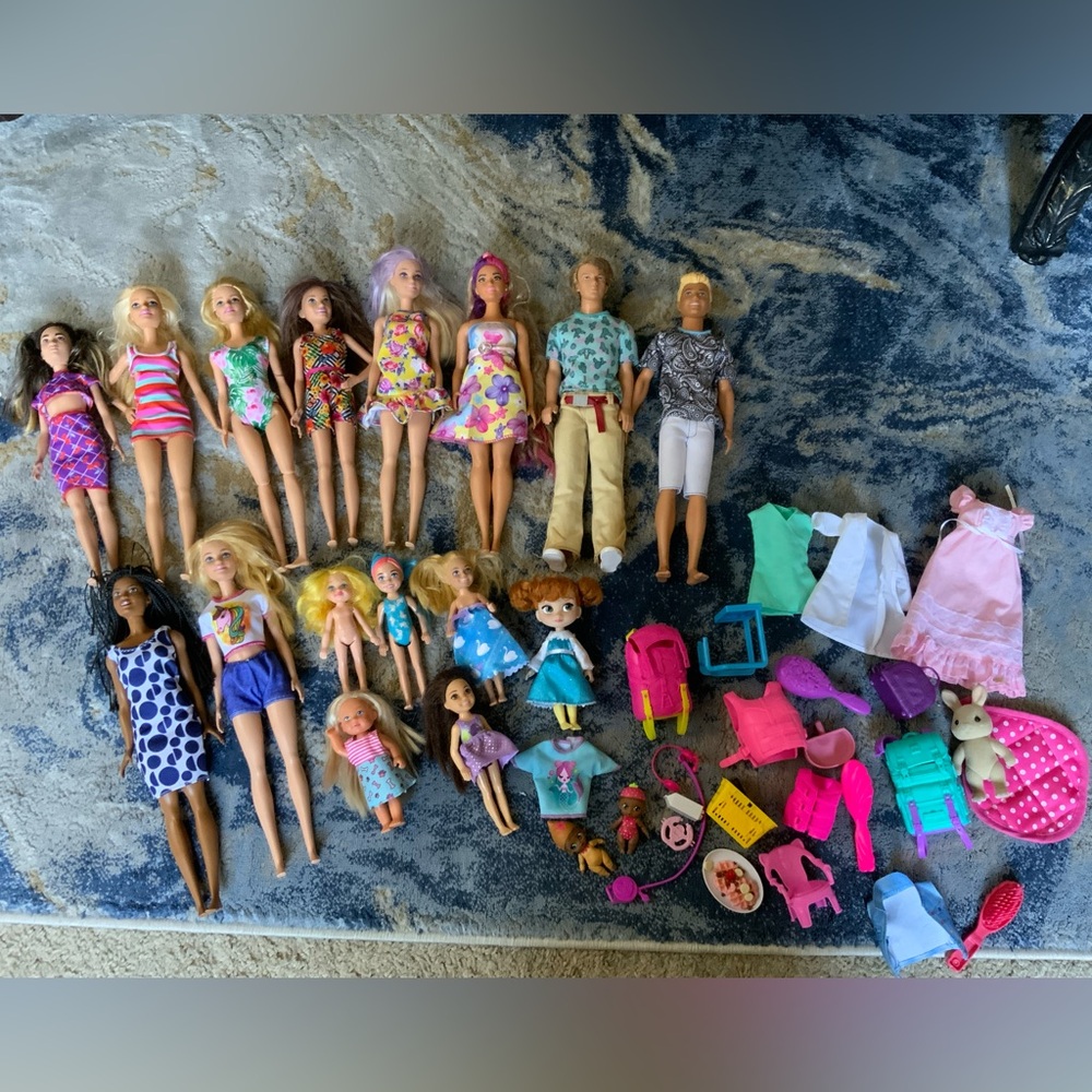Mattel Barbie Ken accessories doll bundle lot